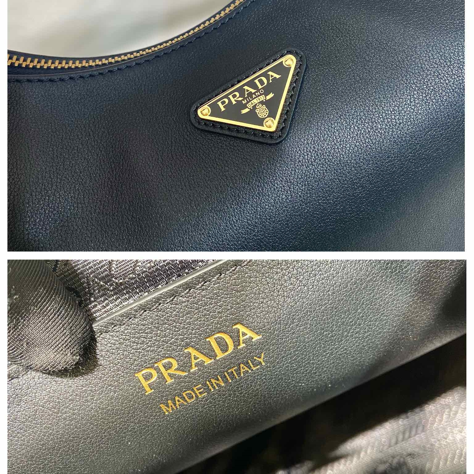 高仿Prada*Moon手袋系列1BC212大號黑色免檢版