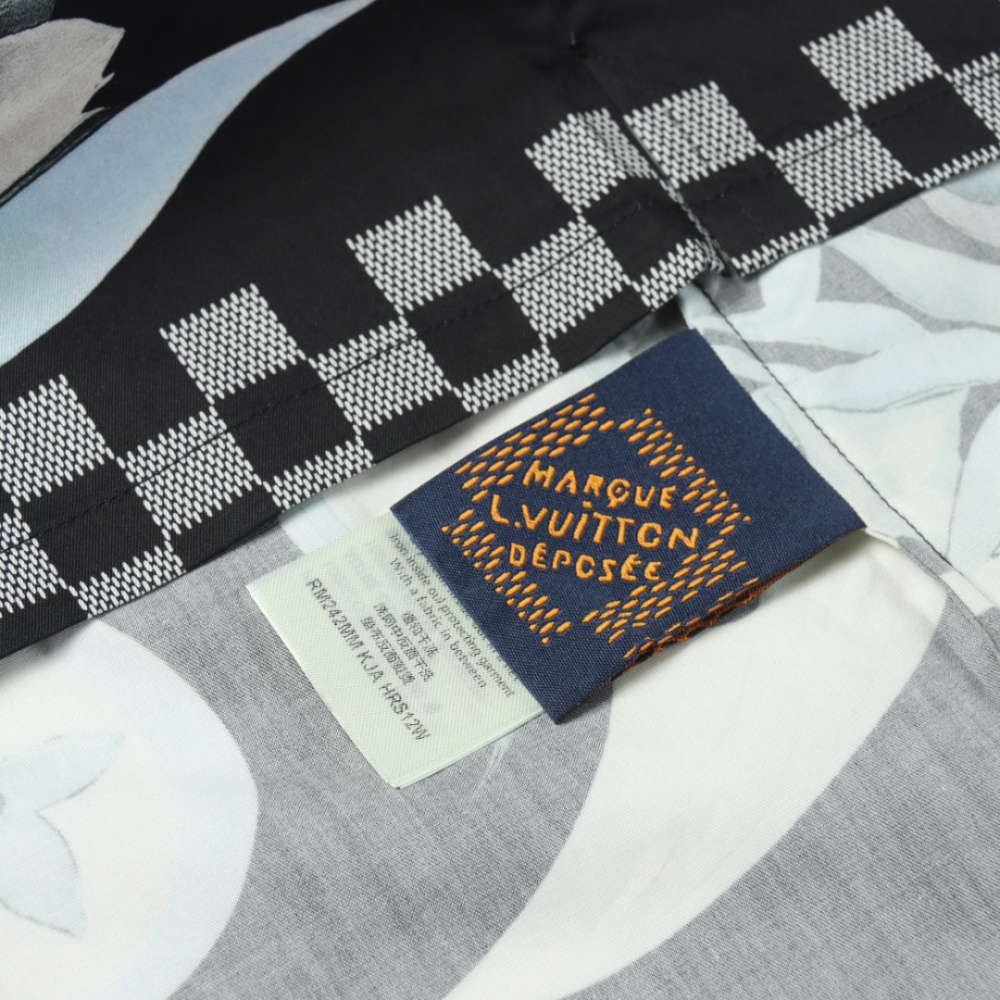 高仿LV*SS24系列1AFQYH風景印花短袖襯衫