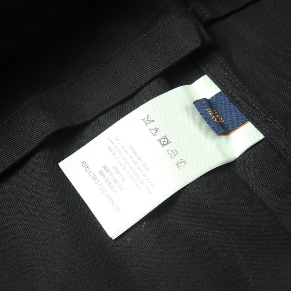 高仿LV*SS24系列1AFR05襯衫短袖黑色男款