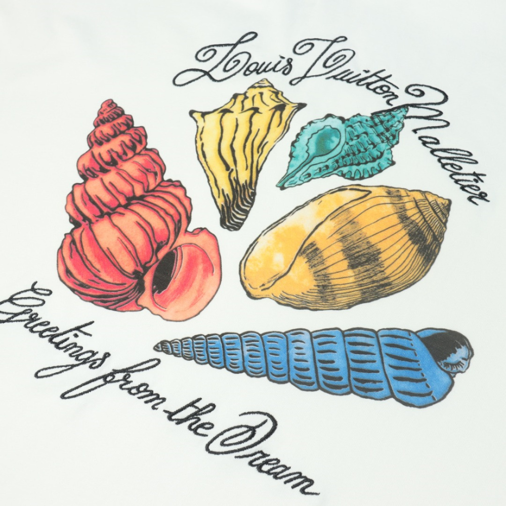 高仿LV*SS24系列1AFR46貝殼印花短袖