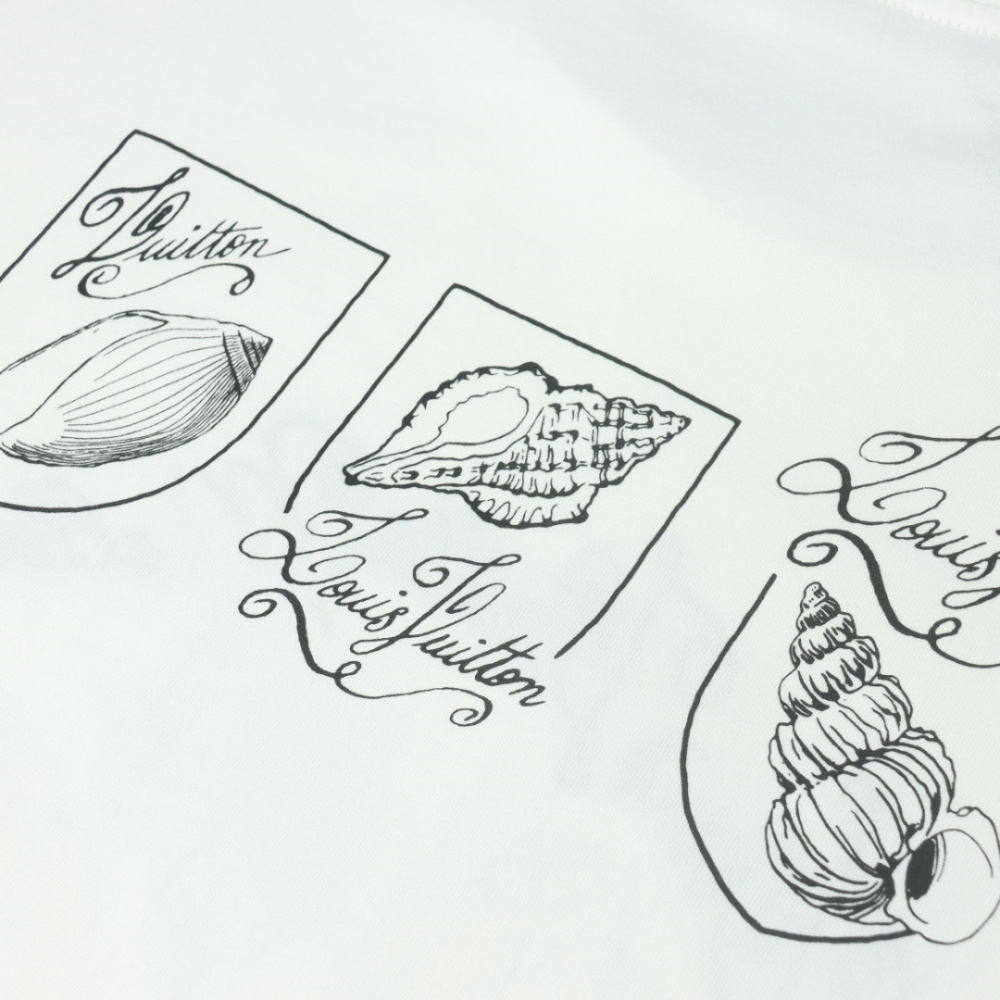 高仿LV*SS24系列1AFR46貝殼印花短袖