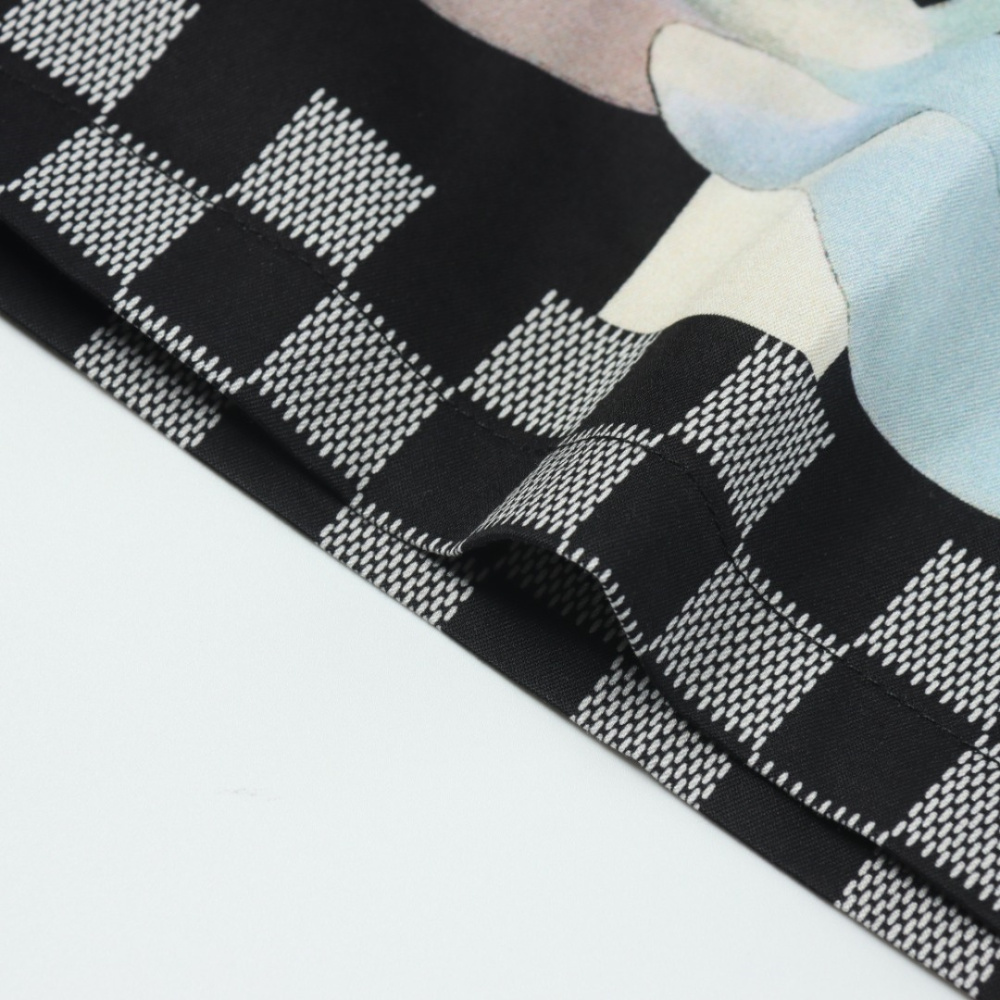 高仿LV*SS24系列1AFQYH風景印花短袖襯衫