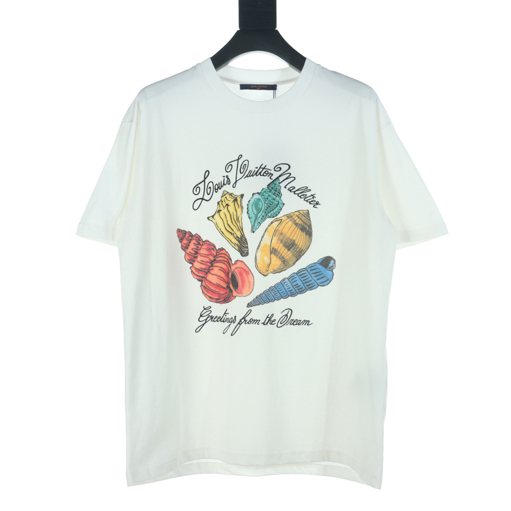 高仿LV*SS24系列1AFR46貝殼印花短袖