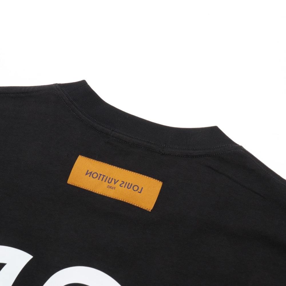 高仿LV*SS24系列1AFR002貝殼印花短袖黑色