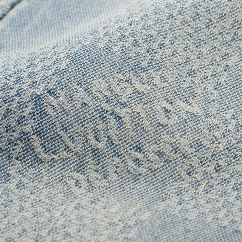 高仿LV*Damier系列1AFI22棋盤格牛仔長褲