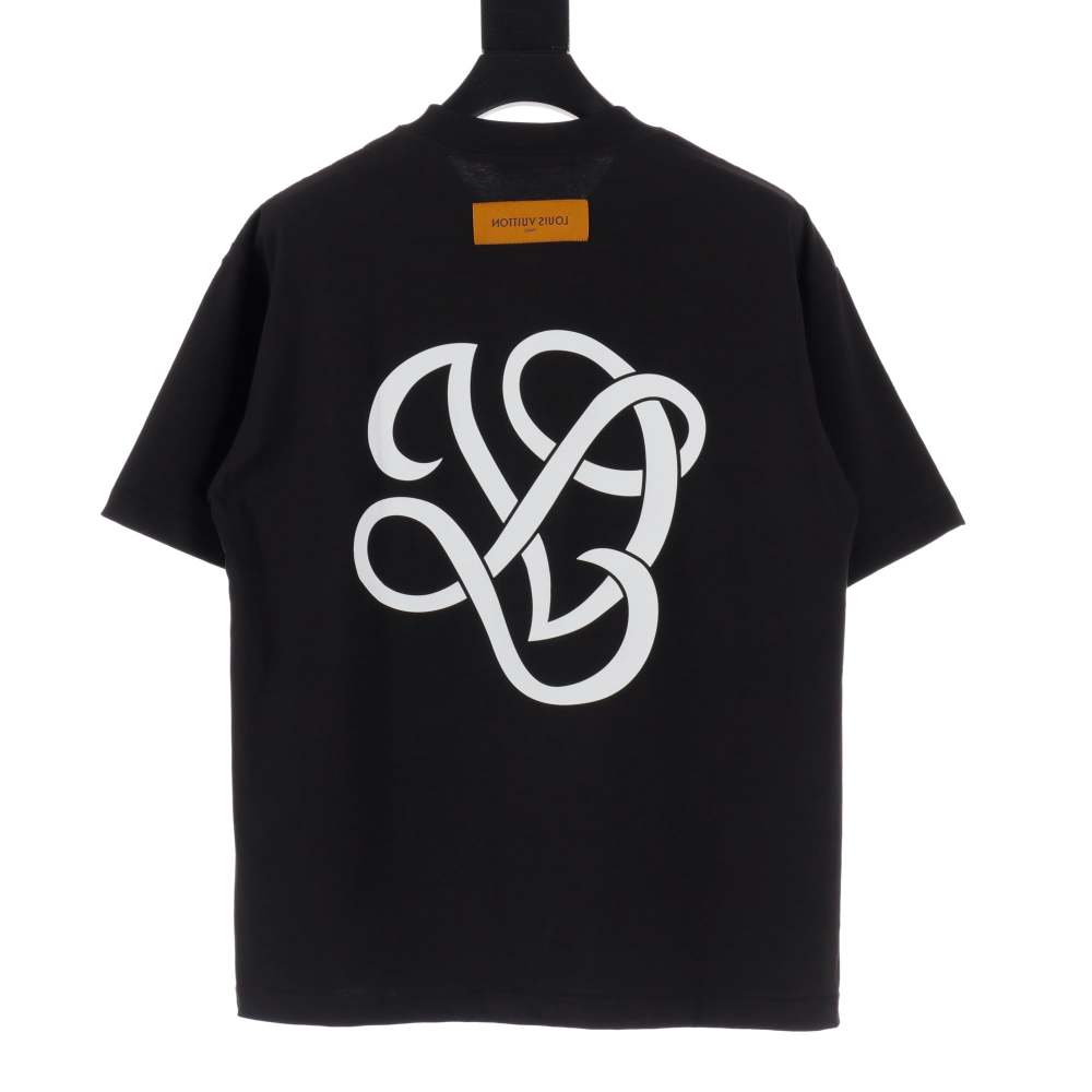 高仿LV*SS24系列1AFR002貝殼印花短袖黑色