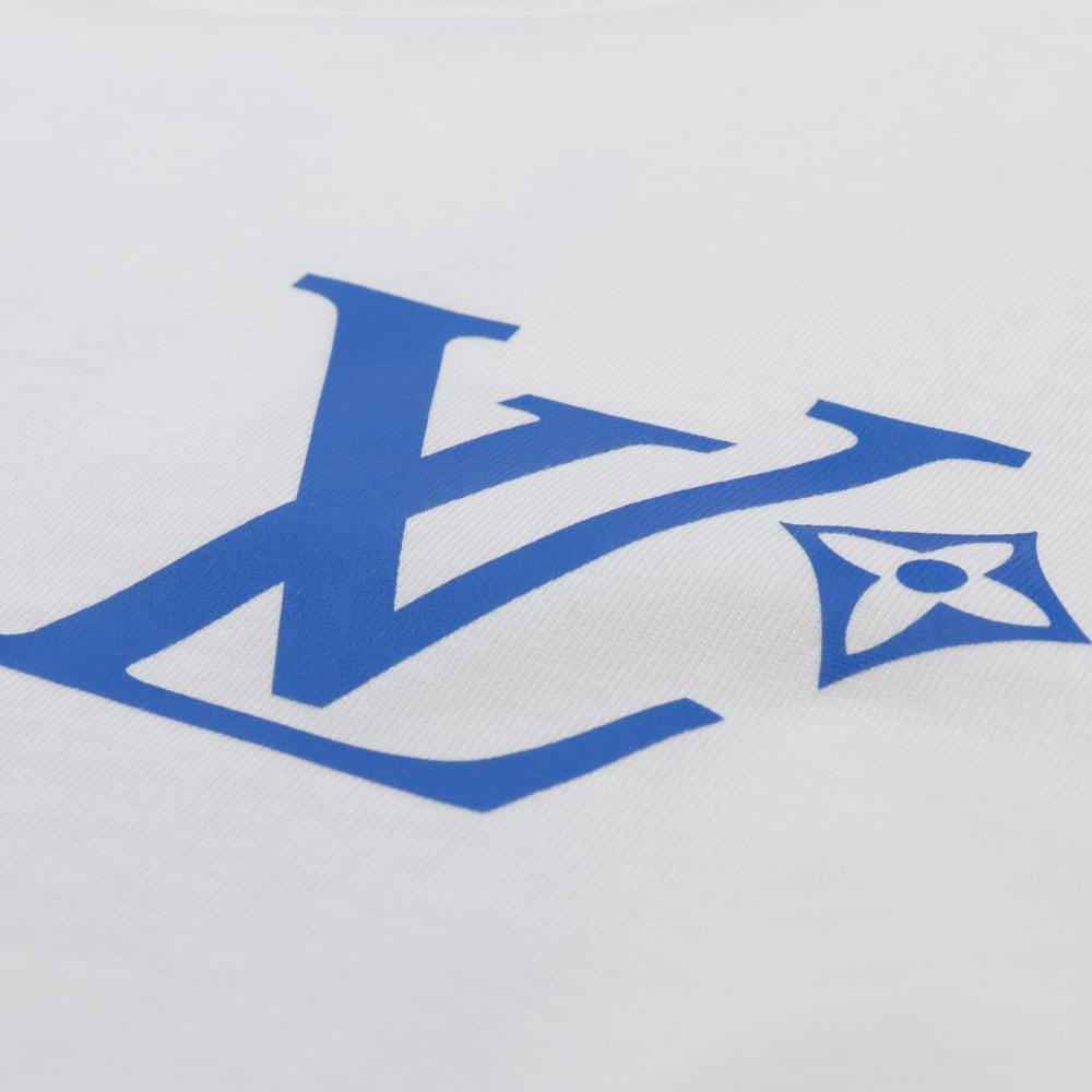 高仿LV*SS24系列1AFR003菊花印短袖白色