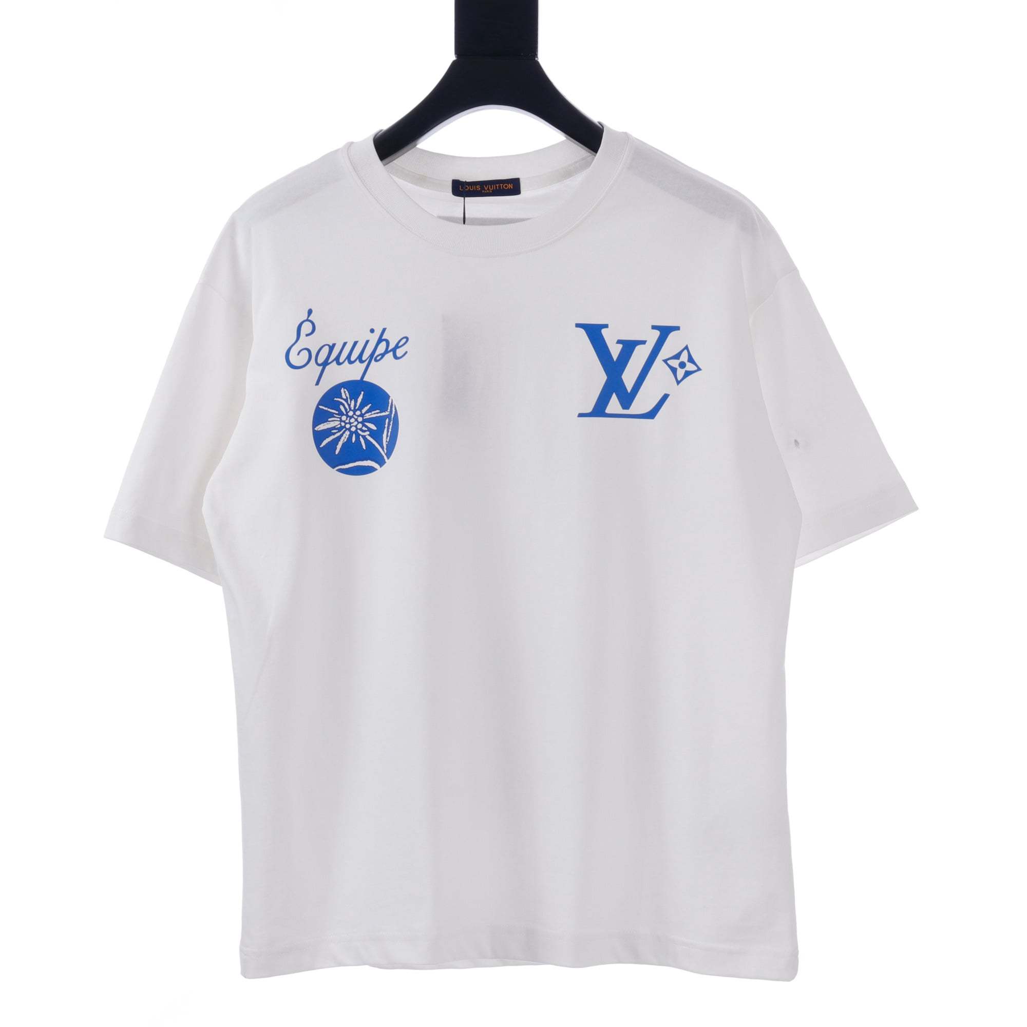 高仿LV*SS24系列1AFR003菊花印短袖白色