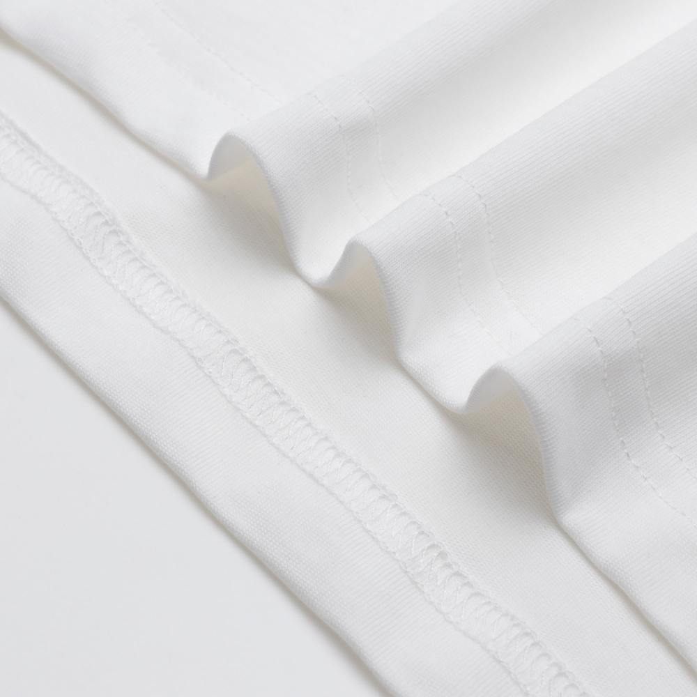 高仿LV*SS24系列1AFR005浮雕標誌短袖白色