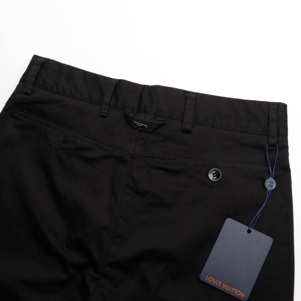 高仿LV*SS24系列純色老花植絨工裝褲