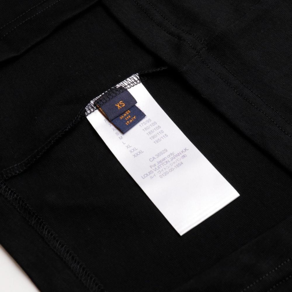 高仿LV*SS24系列1AFR007雙面人小丑短袖黑色