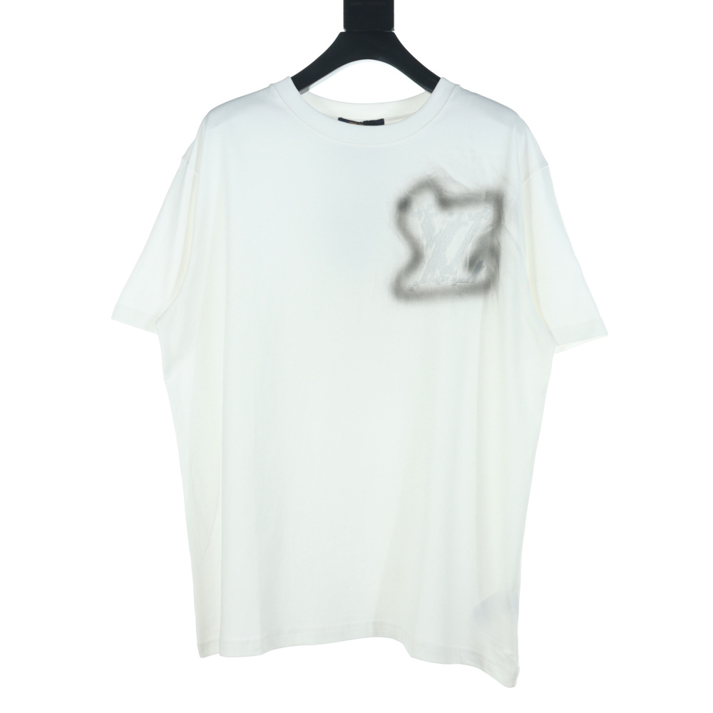 高仿LV*SS24系列1AFR0013手繪刺繡短袖白色