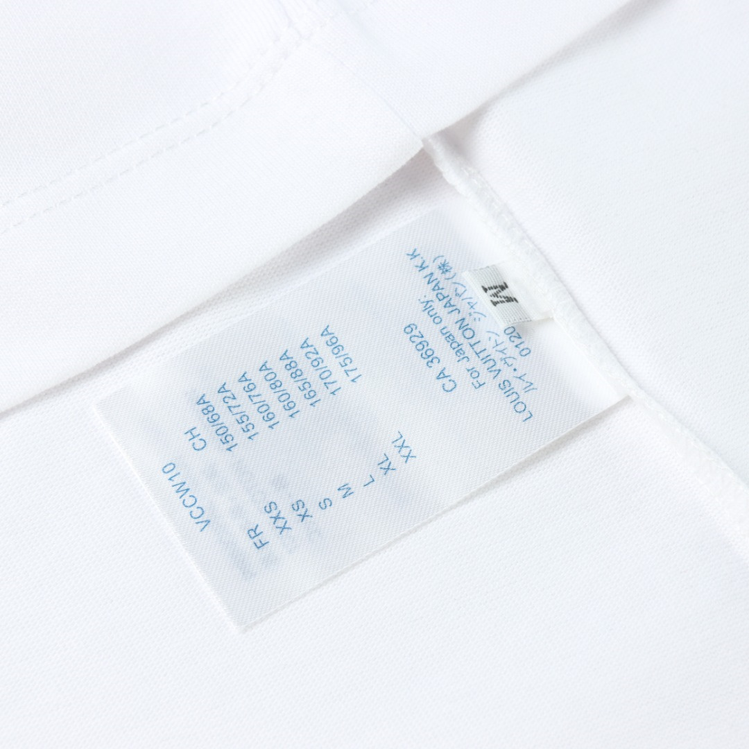 高仿LV*SS24系列1AFR0017水墨印花短袖白色