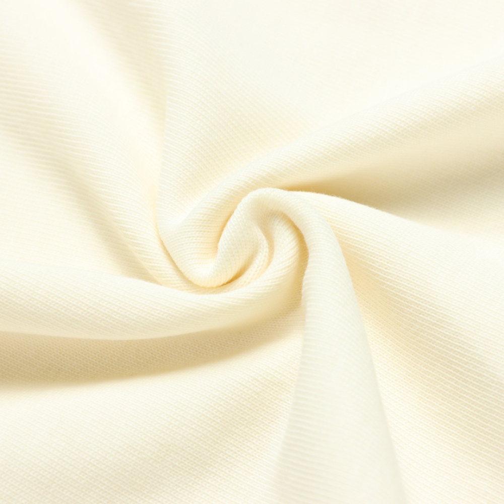 高仿LV*1AFR0019小藍花刺繡字母短袖米黃色