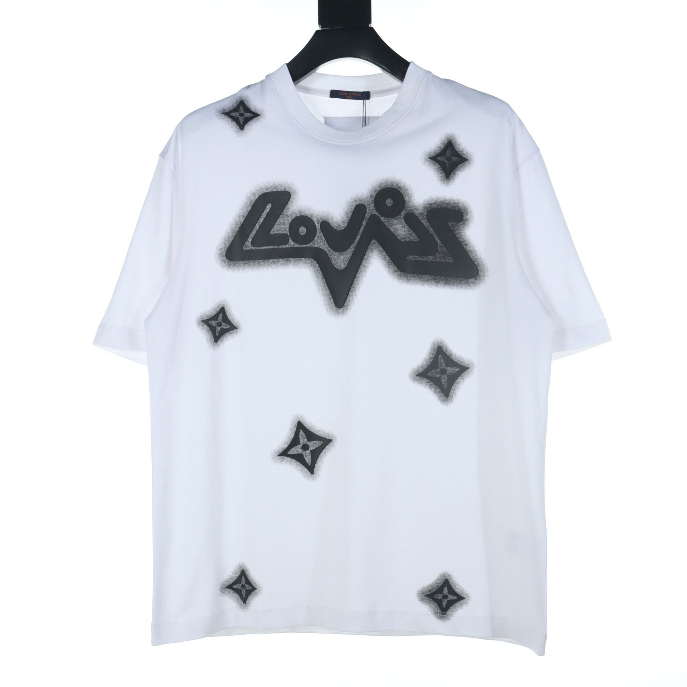高仿LV*SS24系列1AFR0017水墨印花短袖白色