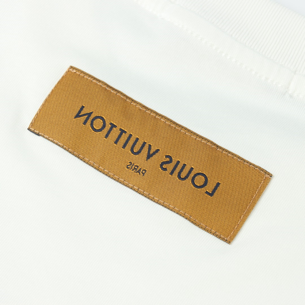 高仿LV*1AFR0025彩色項鏈LOGOT恤白色