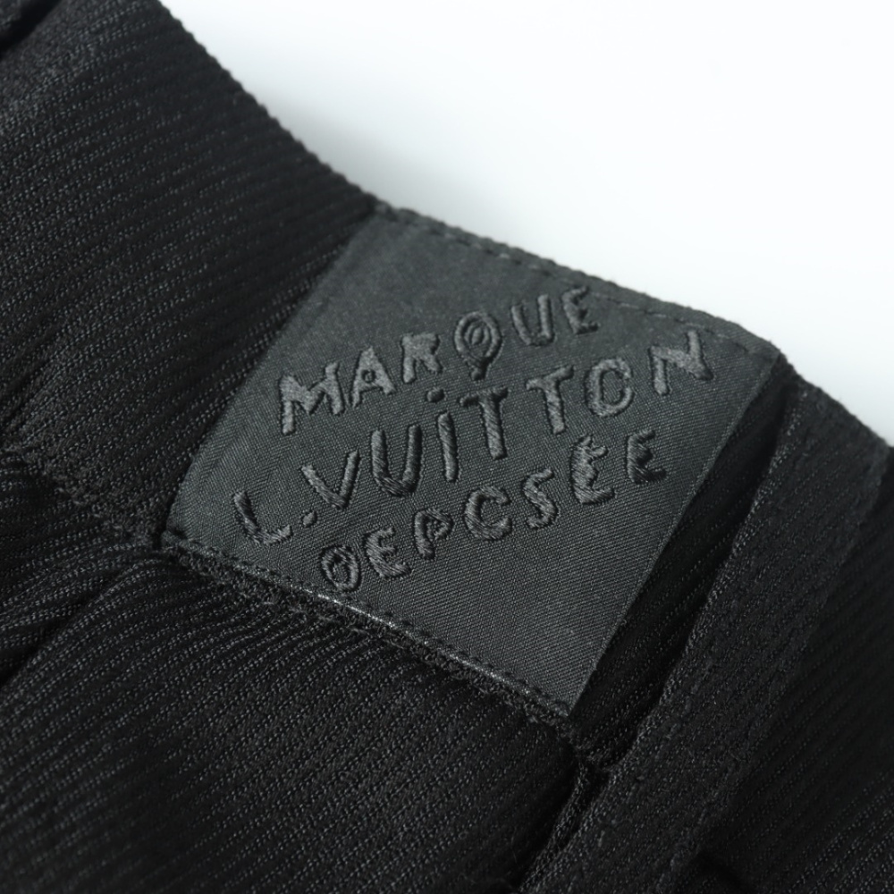 高仿LV*1AFR0020春秋季度休閒西褲黑色