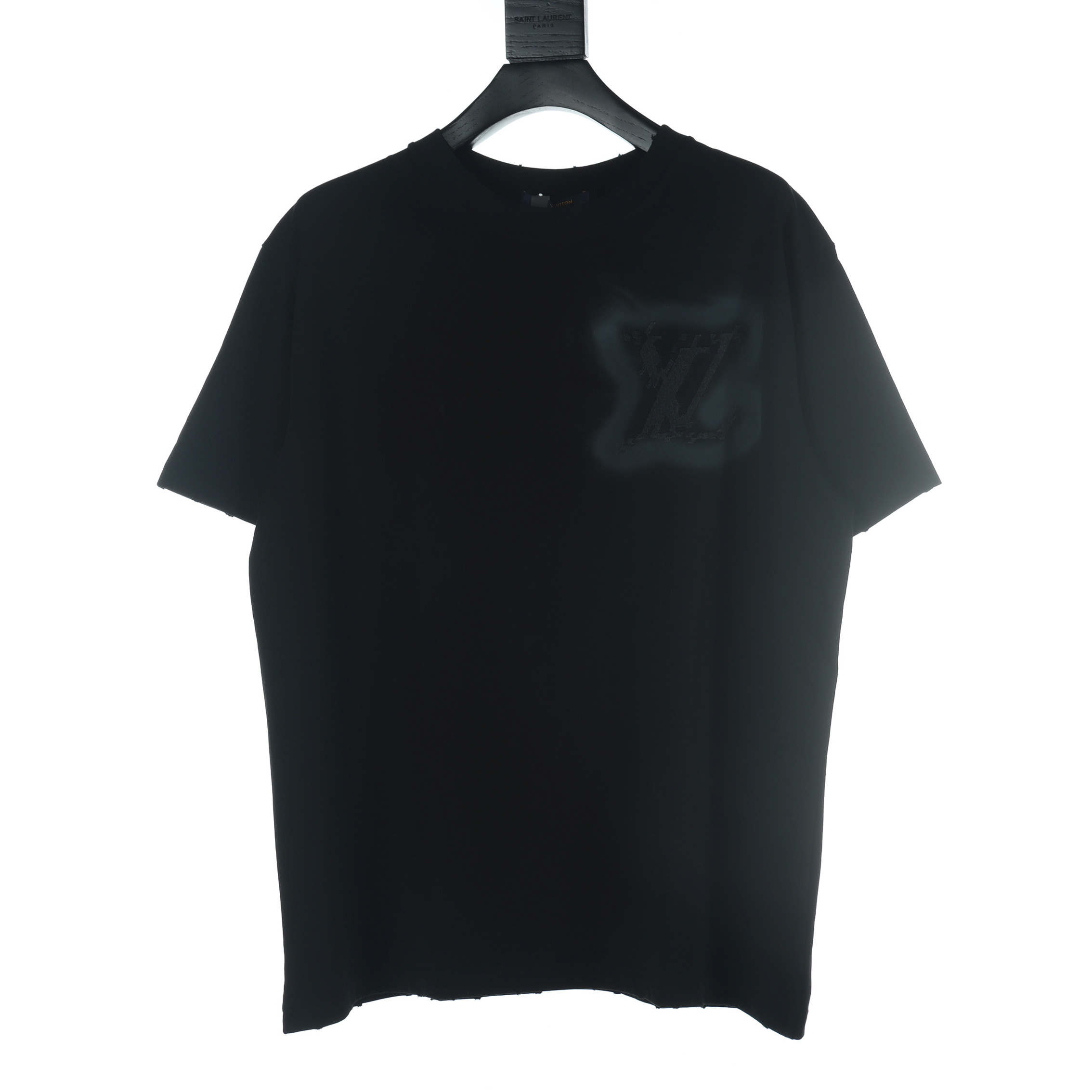 高仿LV*SS24系列1AFR0014手繪刺繡短袖黑色