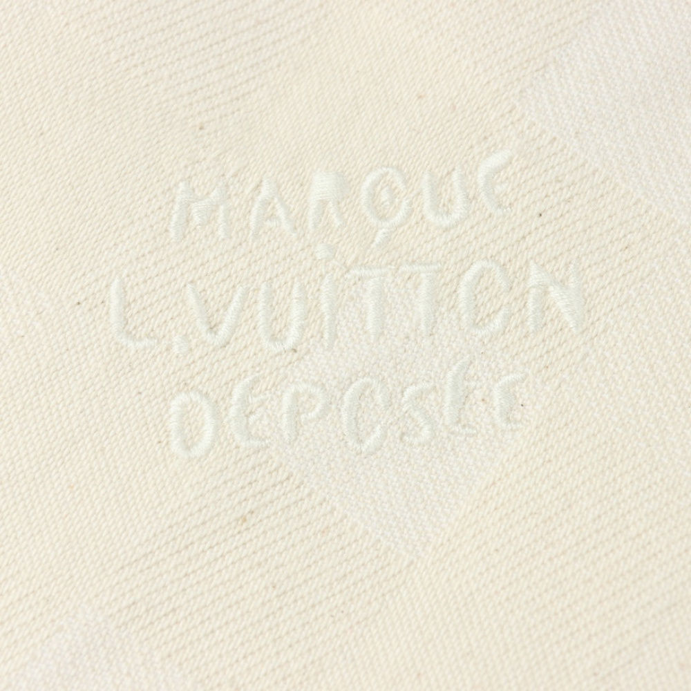 高仿LV*SS24系列1AFQZJ格子刺繡短袖襯衫米色