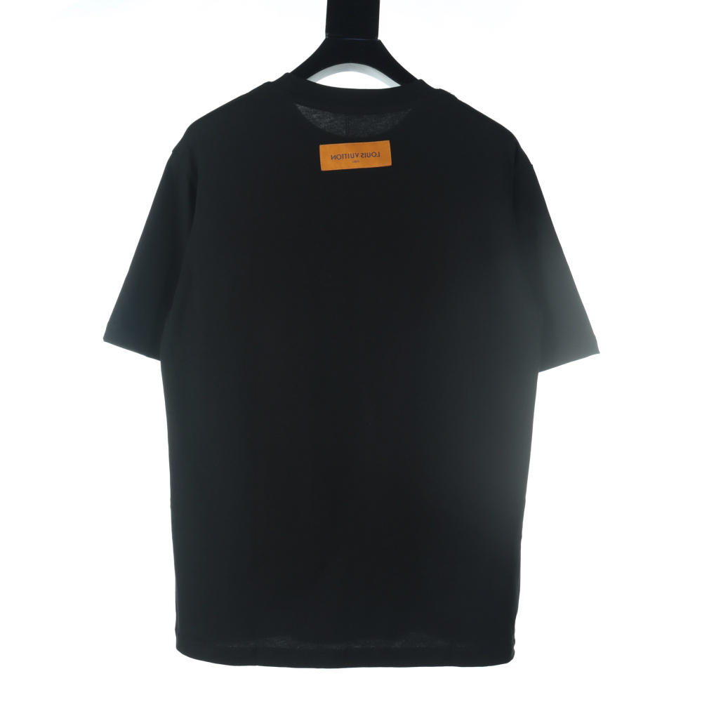 高仿LV*1AFR0026彩色項鏈LOGOT恤黑色