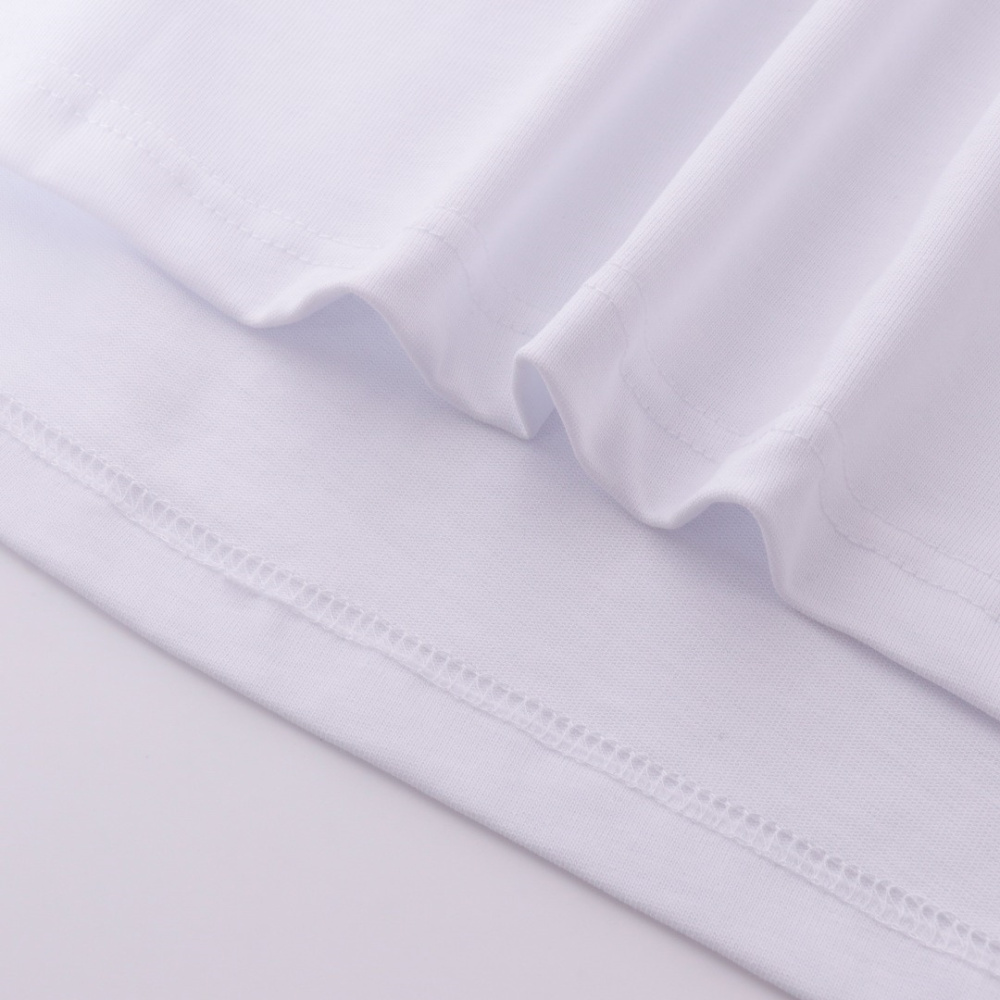 高仿LV*1AFR0034背後小花塗層T恤白色