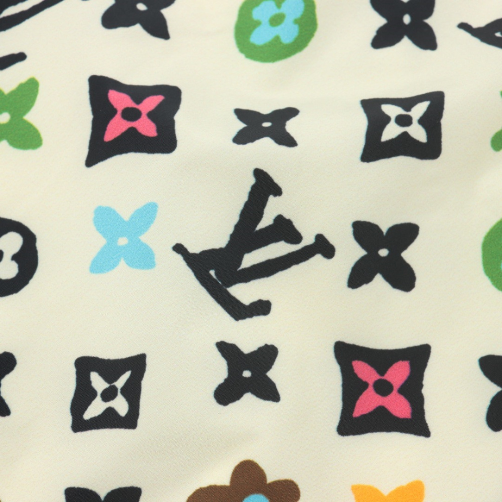 高仿LV*SS24系列1AFRCK聯名款滿印衝鋒衣彩黃色