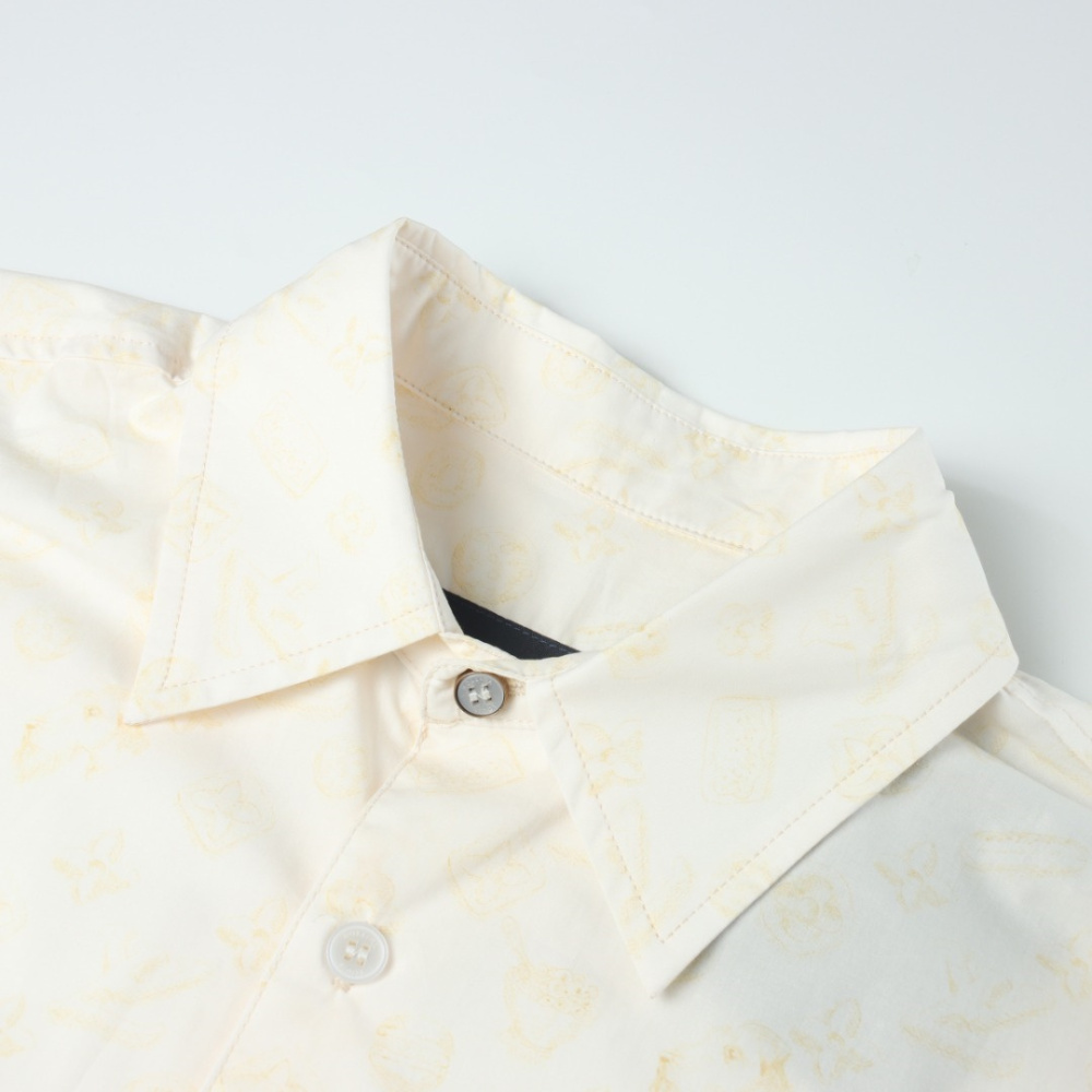 高仿LV*SS24系列1AFPZW聯名款長袖襯衫白色