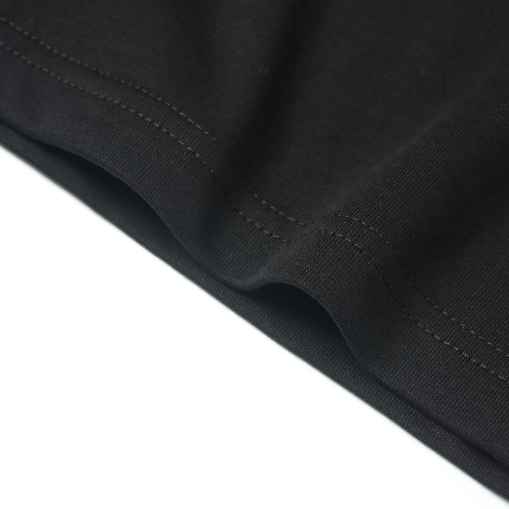 高仿LV*1AFR0042花卉刺繡T恤黑色