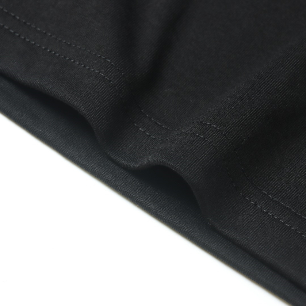 高仿LV*1AFR0040拖鞋麂皮貼佈T恤黑色