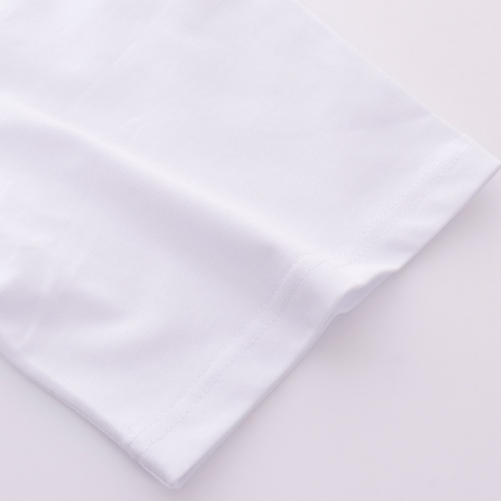 高仿LV*1AFR0034背後小花塗層T恤白色