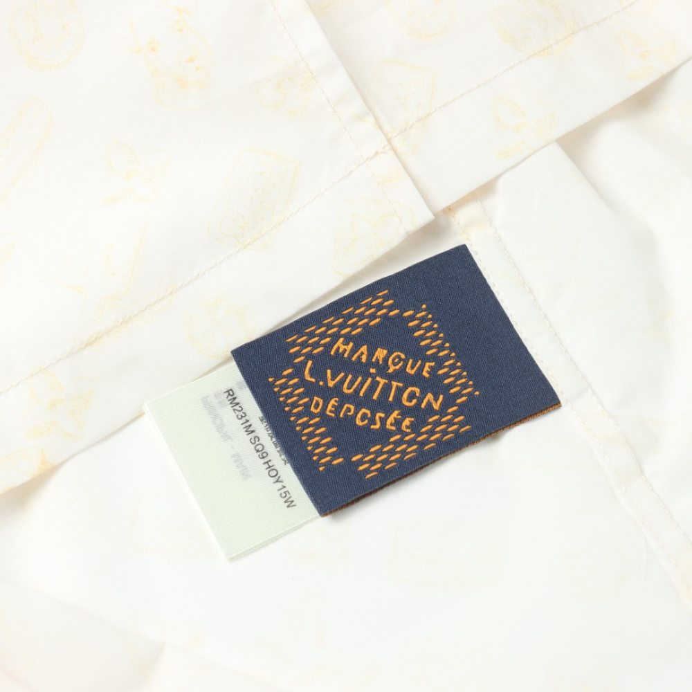 高仿LV*SS24系列1AFPZW聯名款長袖襯衫白色