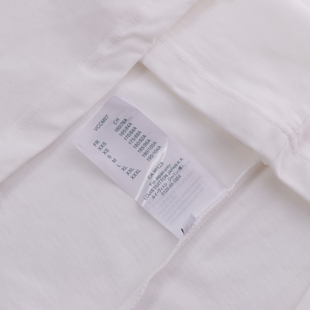 高仿LV*SS24系列1AFR0031保齡球塗層T恤白色