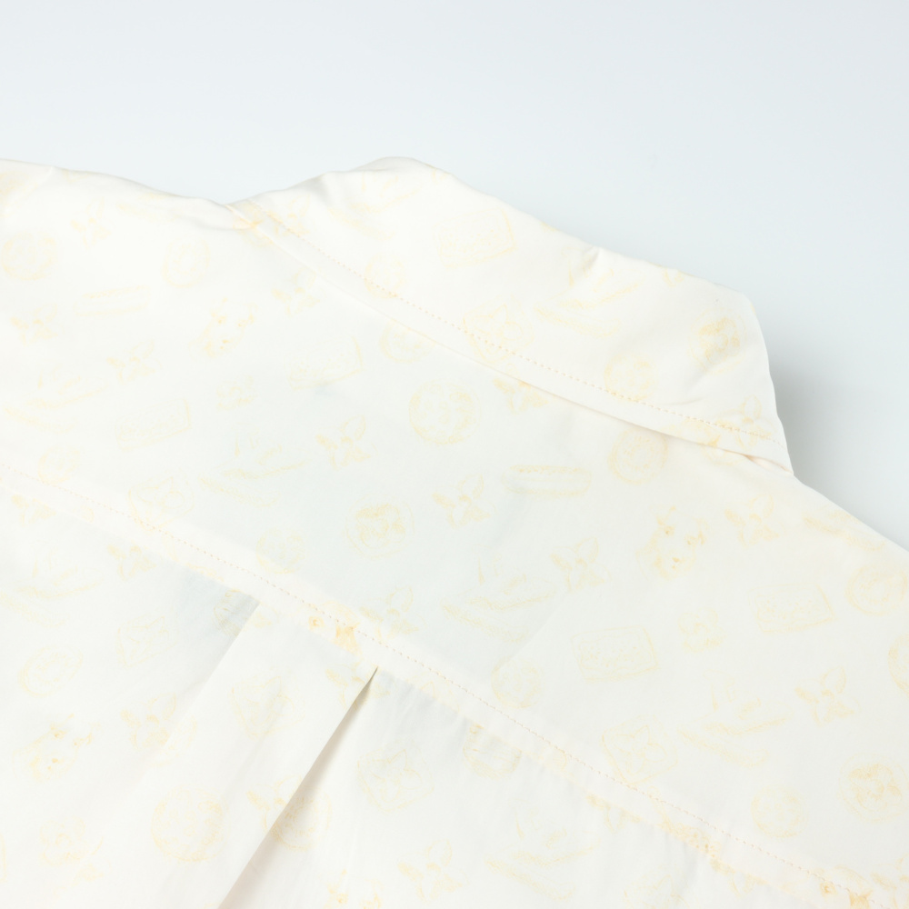 高仿LV*SS24系列1AFPZW聯名款長袖襯衫白色