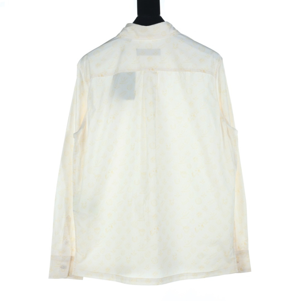 高仿LV*SS24系列1AFPZW聯名款長袖襯衫白色