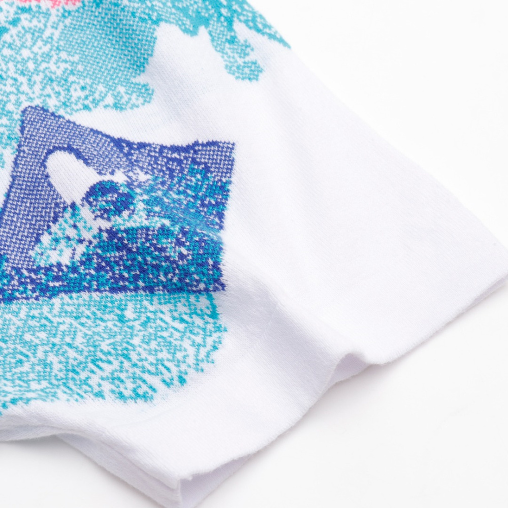 高仿LV*SS21系列1A8QWA水墨渲染刺繡T恤白色