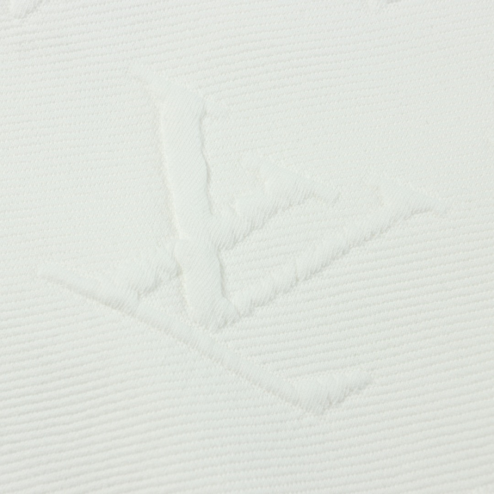 高仿LV*1AFR0052滿印提花休閒短褲白色