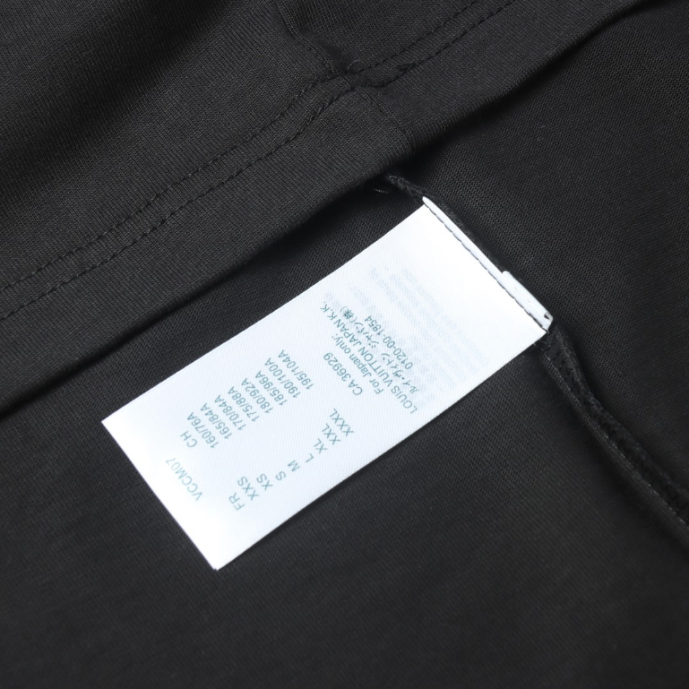 高仿LV*1AFR0049塗層LOGO短袖T恤白色