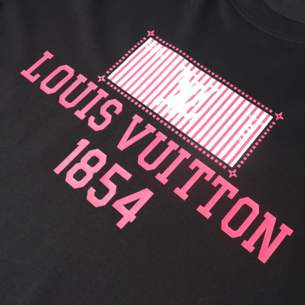 高仿LV*1854系列1AFR0044休閒短袖T恤黑色