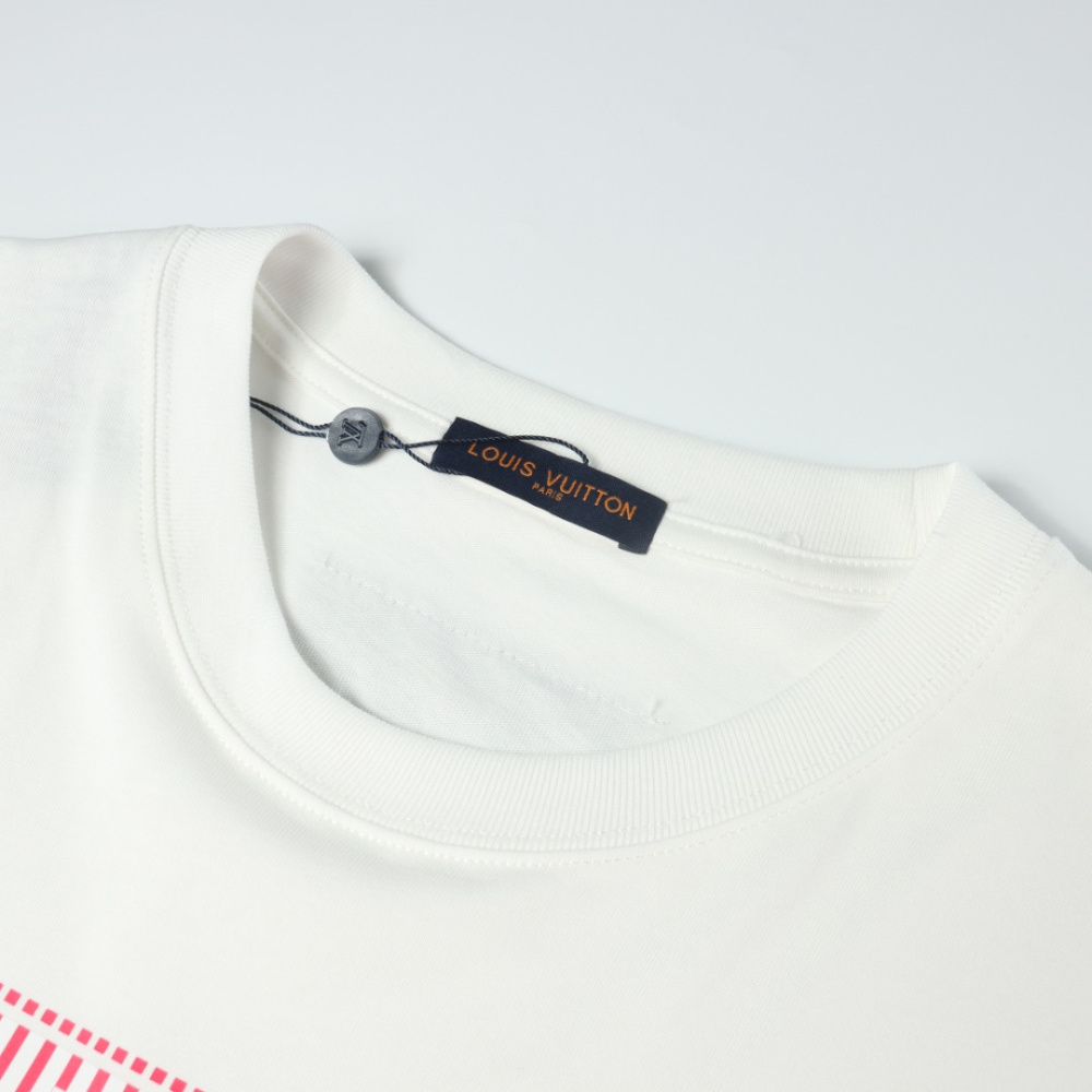 高仿LV*1854系列1AFR0043休閒短袖T恤白色