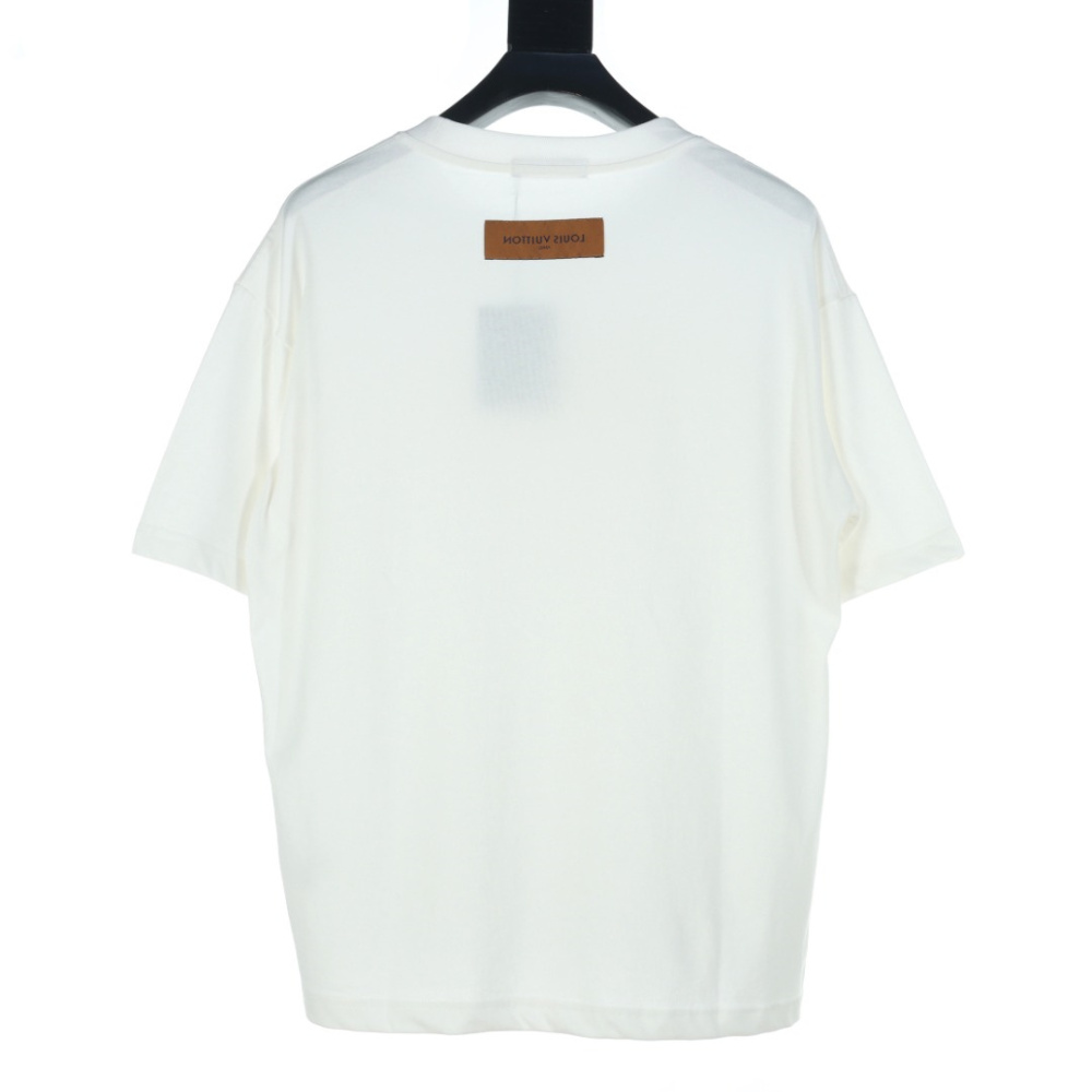 高仿LV*1854系列1AFR0043休閒短袖T恤白色