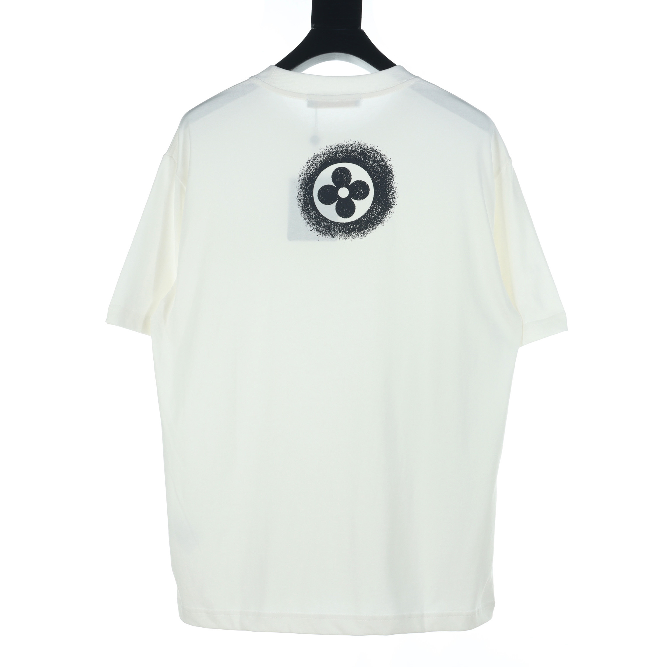 高仿LV*1AFR0050碎墨LOGO短袖T恤白色