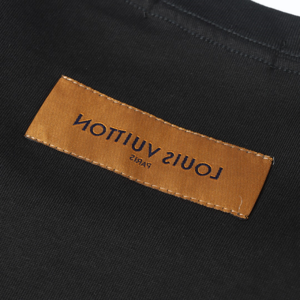 高仿LV*1AFR0049塗層LOGO短袖T恤白色