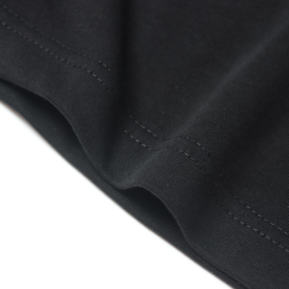 高仿LV*1AFR0051碎墨LOGO短袖T恤黑色