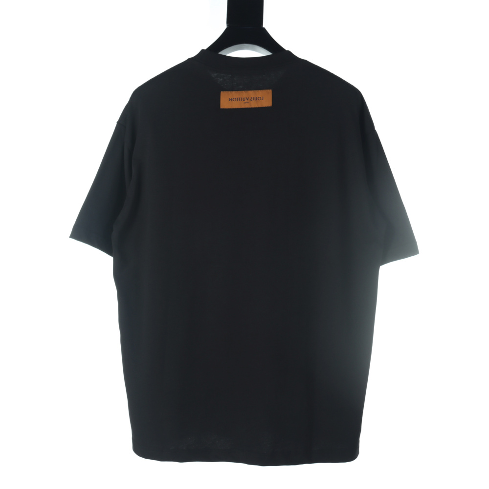 高仿LV*1854系列1AFR0044休閒短袖T恤黑色