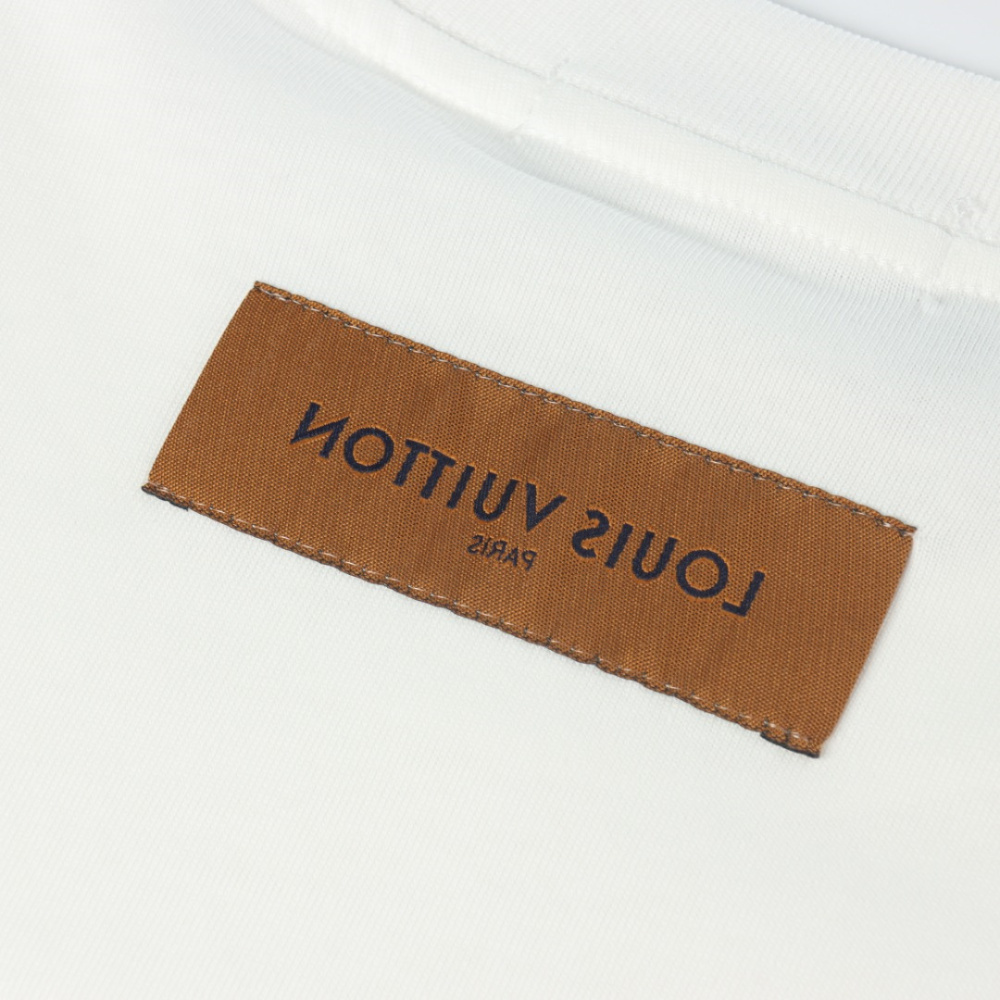 高仿LV*1854系列1AFR0043休閒短袖T恤白色