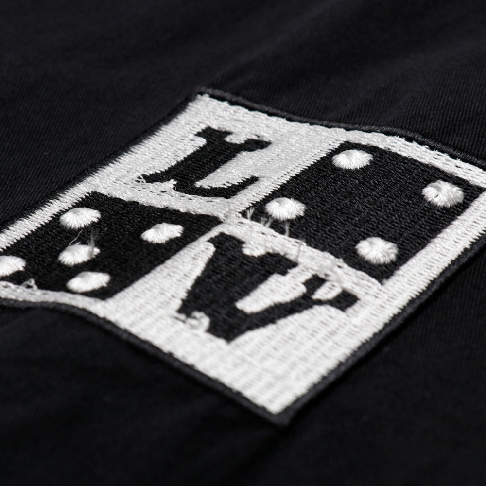 高仿LV*FW24系列1AFWTU字母刺繡襯衫黑色