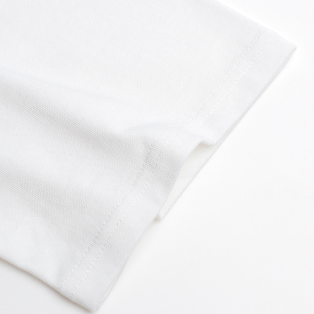 高仿LV*1AFR0059花朵字母刺繡短袖T恤白色