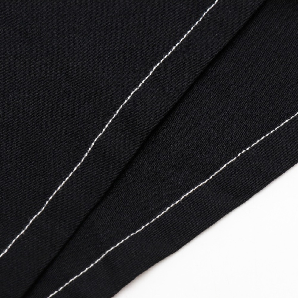 高仿LV*FW24系列1AFWTU字母刺繡襯衫黑色