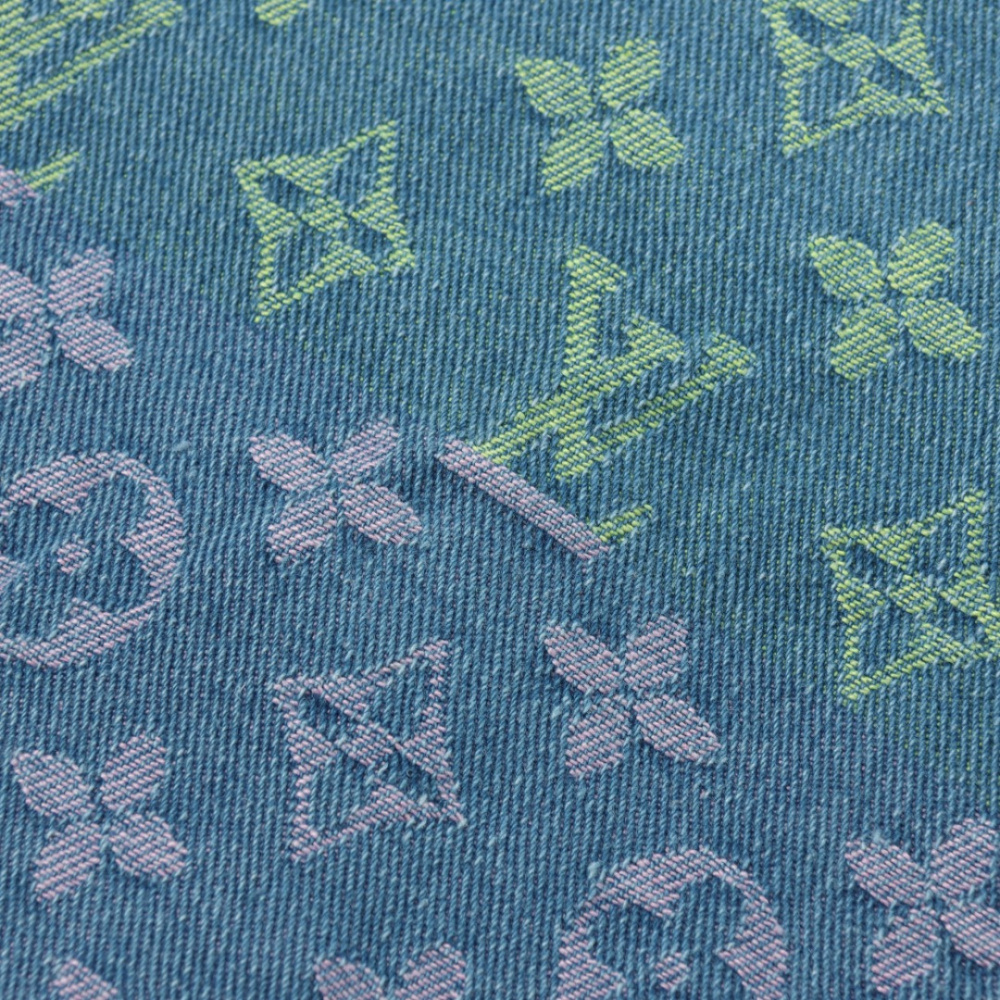 高仿LV*SS23系列1AB92X彩色提花牛仔套裝