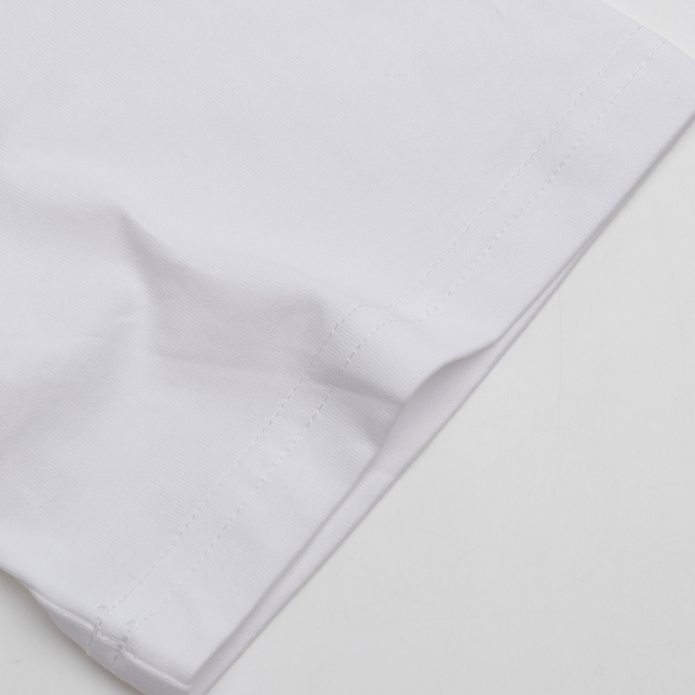 高仿LV*1AFR0057倒立字母印花短袖T恤白色